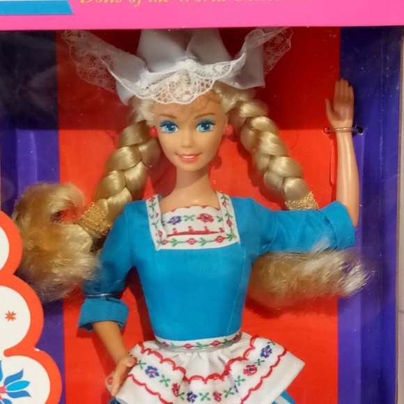Dutch Barbie #11104 Vintage Mattel 1993 Dolls of the World MINT-NRFB Spcl Ed - Picture 10 of 11